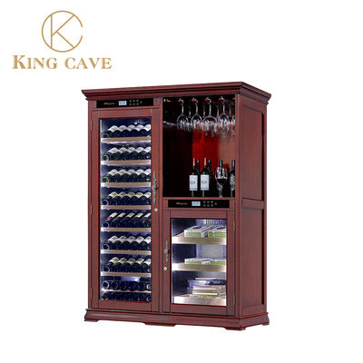 Multi-Function Display Temperature Humidity Control Wine Cigar Cabinet