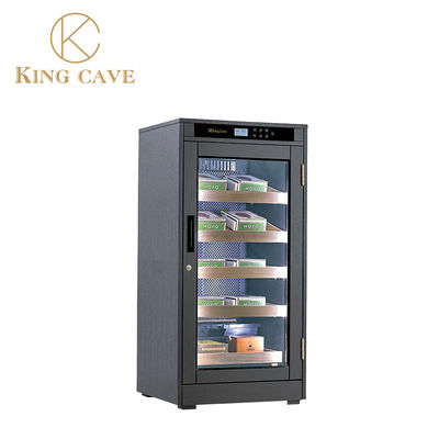Automatic Cooling And Humidity Control Lockable Wooden Electric Cigar Cabinet