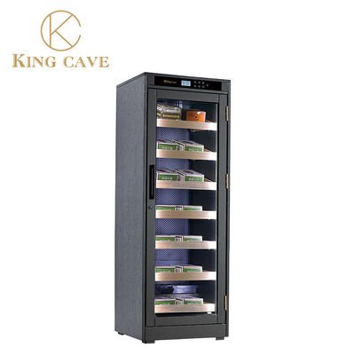 Guter Preis Luxuriöse Grauholzregale Zigarren-Humidor-Schrank mit Glastür Online