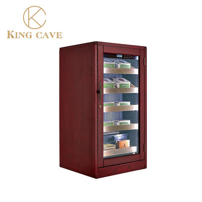 Guter Preis Luxus Holz Touch Control Schließbares Elektro-Zigarrenbildschirm Humidor Weinkeller Humidor Online