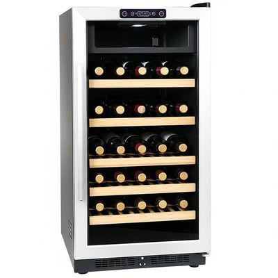 Guter Preis High Capacity Wine Cooler Cabinet 286 Lbs Touch Control Locking Door for Wine Collection Display Online