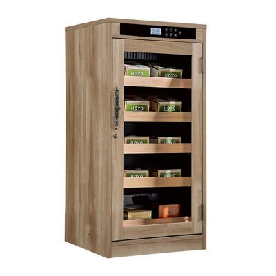 Guter Preis Premium Spanische Zeder Zigarrenkühler Humidor Schrank mit digitaler Klimasteuerung und luftdichter Versiegelung Online