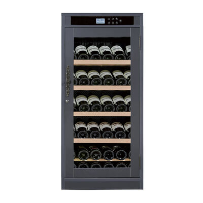 Guter Preis Moderner Weinkühlschrank aus Massivholz mit digitalem Touch-Bedienfeld und doppelwandiger Tür aus gehärtetem Glas Online