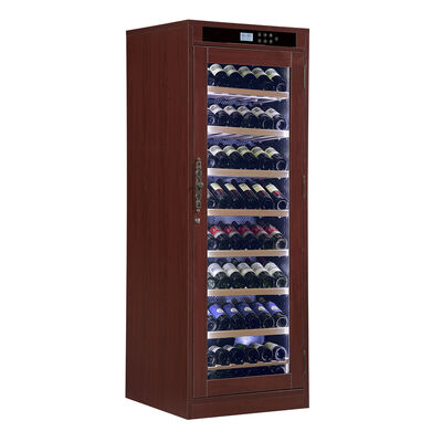 Guter Preis Moderne Küchen-Weinkühlschrank mit digitaler Touch-Steuerung und verschließbarer Glastür Online