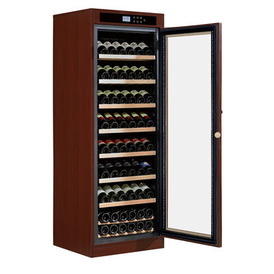 Guter Preis Präzisions-Temperaturkontroll-Weinkühlschrank aus Holz mit digitalem Touch-Panel und Holzregalen Online