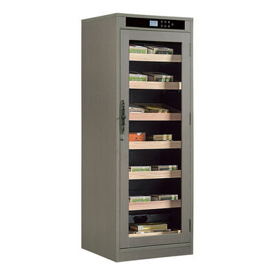 Guter Preis Präzise Temperatur- und Feuchtigkeitskontrolle Zigarrenkühler Humidor mit spanischem Zedernholz-Interieur und verstellbaren, herausnehmbaren Regalen Online