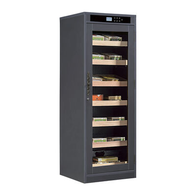 Guter Preis Stabiler elektrischer Zigarren-Humidor-Schrank aus Holz mit digitalem Bedienfeld und integriertem Befeuchtungssystem Online