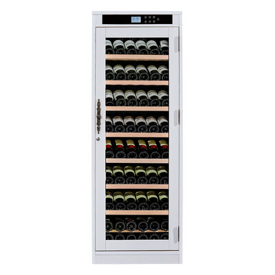 Guter Preis Berührungsgesteuertes Küchen-Weinkühlschrank mit Holzböden und thermoelektrischer Kühlung Online