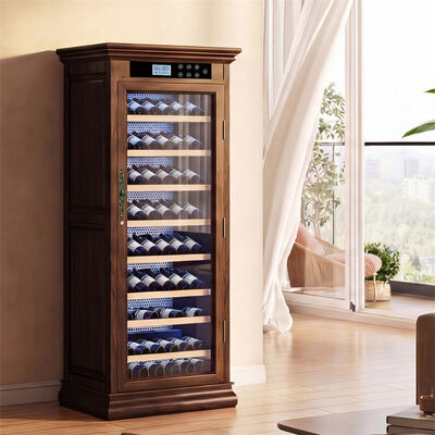 Guter Preis Holzrahmen Küchenweinkühlschrank mit präziser digitaler Temperaturregelung Online