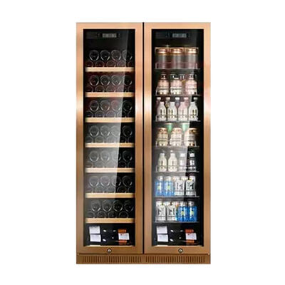 Guter Preis Luxus-Edelstahl-Weinkühlschrank für Heimbar und gewerbliche Verwendung Online