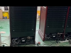 Massivholz-Touch-Steuerung Zwei-Zonen-Elektro-Weinkühlgerät Zigarren-Humidor-Schrank