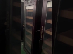 Digitale Touchscreen Naturholz Elektrische Zigarre Humidor Schrankkühler