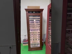 King Cave Rotholz-Weinkühlschrank für hochwertige Weinschränke Zigarrenschränke und CBD-Schränke